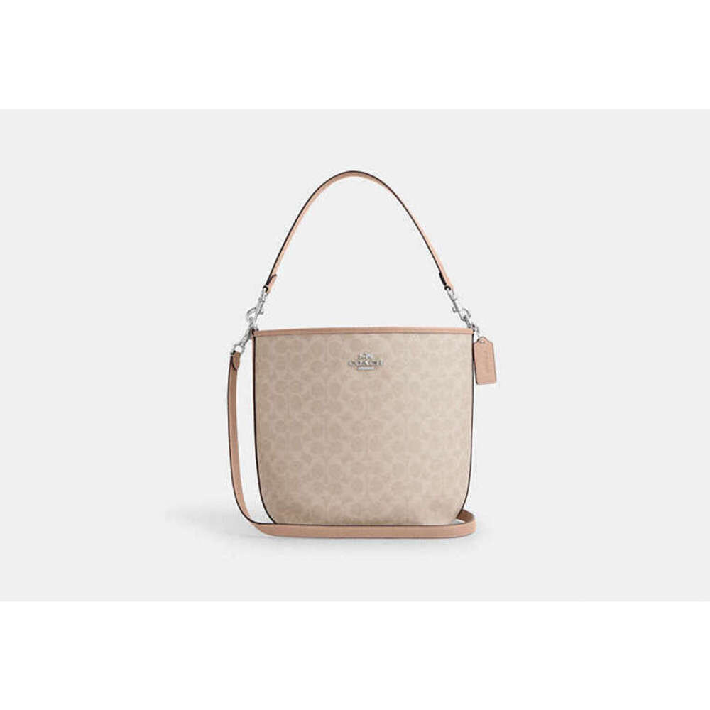 City Large Bucket Bag In Signature Canvas